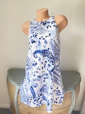 Lauren Ralph Lauren Mini Dress 2 XS Halter Women Paisley Preppy Coastal Easy LRL