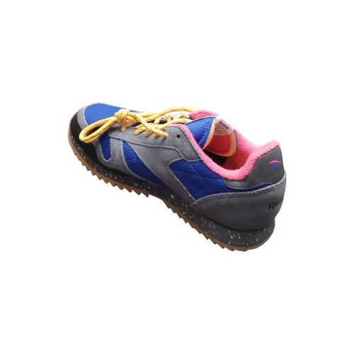 Zapatillas deportivas Reebok clásicas para niños grandes de cuero ondulado alteradas GS gris ceniza talla 7 - Imagen 8 de 10