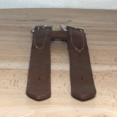 Leather Horse Girth Extender W/ Stainless Steel Roller Buckles Brown - Picture 8 of 19