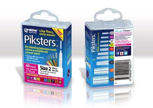 Piksters Interdental Brushes 40 pack. All Colours and Sizes. Top Seller! - Picture 7 of 13