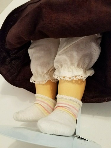 M.I. 1983 Muñeca de porcelana Hummel Goebel 15" cuerpo suave "de vacaciones" niña con etiqueta - Imagen 6 de 11