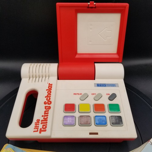 VTG Vtech Little Talking Scholar Preschool Teching Toy, 25 Orig. Cards +25 Exp. - Picture 2 of 8