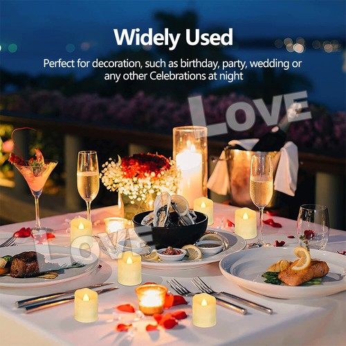 48x LED Flameless Tea Light Tealight Candle Wedding Decoration - Picture 6 of 12