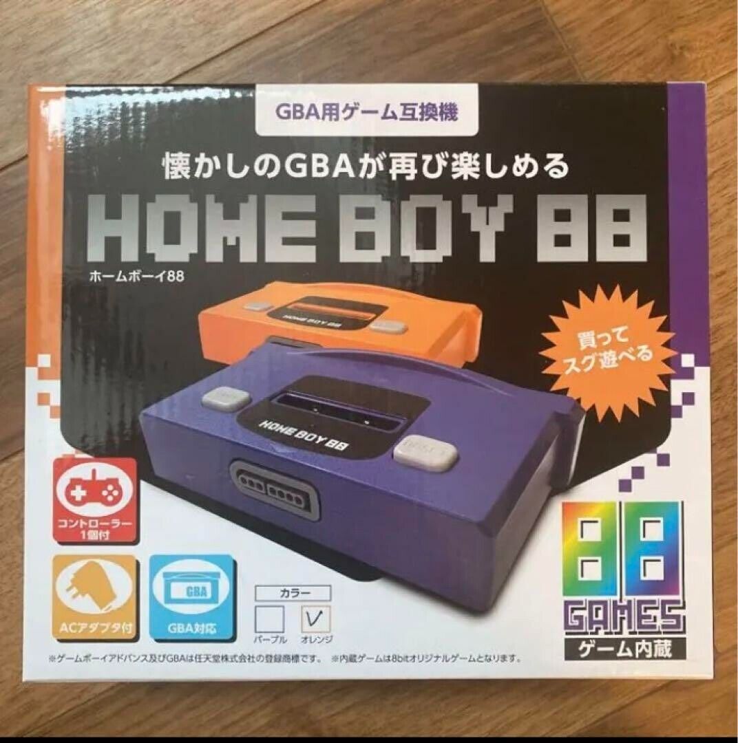 New Home Boy 88 GBA Game Boy Advance Compatible Machine Orange 