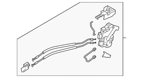 Conjunto de pestillo para Kia (N/P 81310-A7031)