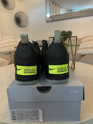 Buy Size 7 - Nike Air Force 1 Experimental Low Black online | eBay
