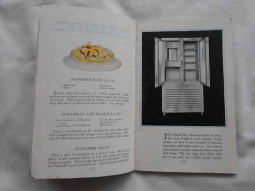 FRIGIDAIRE FROZEN DELIGHTS BOOKLET-47 PAGES-1927 - Picture 3 of 5