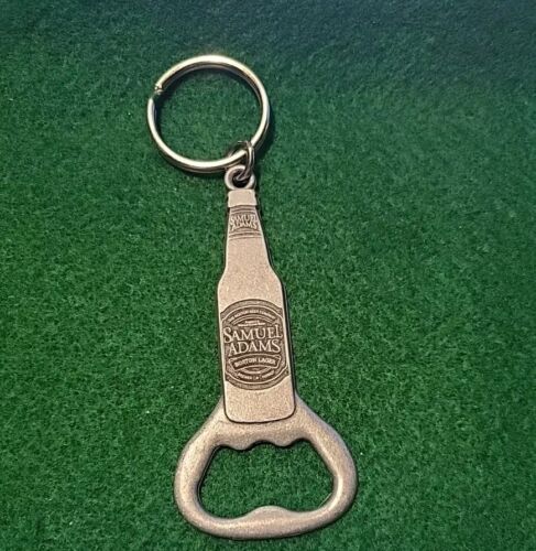 SAM ADAMS Key Ring Bottle Opener SAMUEL ADAMS Metal Beer Breweriana Collectible