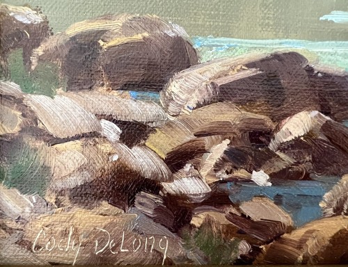 Cody DeLong- “Ripple Sounds” Grand Canyon - Oil on linen panel - Picture 3 of 6
