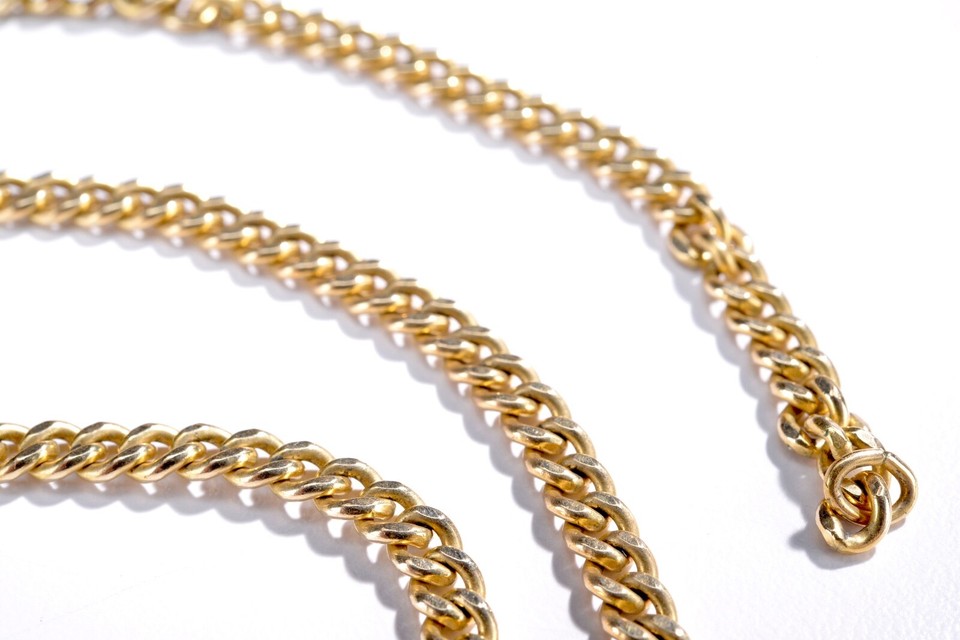 28” Vintage 12K Gold Filled 25 Grams Marked Elegant Rope Chain