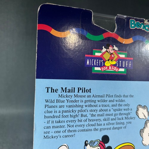 Bend-Ems Disney Mail Pilot Pete Bendable Poseable Collectable Figure Just Toys - Picture 11 of 15