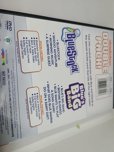 Nickelodeon Double Pack 2 DVDs in 1 Blue's Clues: Bluestock and Blue's Big Band - Picture 5 of 12