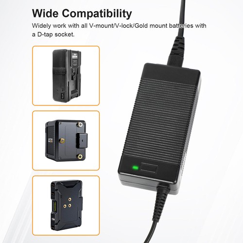 Moman Tap50 D-Tap Charger with D-Tap Cable for V-Mount Battery Moman99 - Photo 2/6