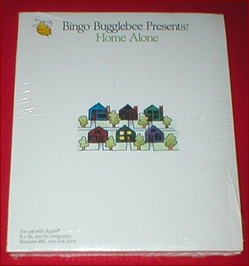 Bingo-Bugglebee-Presents-Home-Alone-for-the-Apple-II-Ic-IIe-Computer-NEW-SEALED