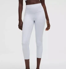 Lululemon Align High-Rise Crop 23" / Starch Blue / Women's Size 4 - LW6BWSS