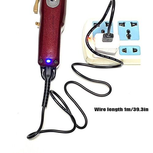 5V USB Charging Cable Electric Hair Clippers Power Supply For 8148/8591/85IA - Afbeelding 5 van 8