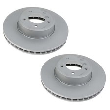 SHW Performance Set of 2 Front 324mm Disc Brake Rotors for BMW E60 E61 5 Series