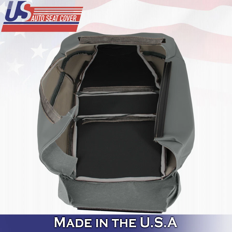 Capas de assento de couro sintético cinza 2002 para Acura MDX driver lateral superior e inferior - Imagem 2 de 4