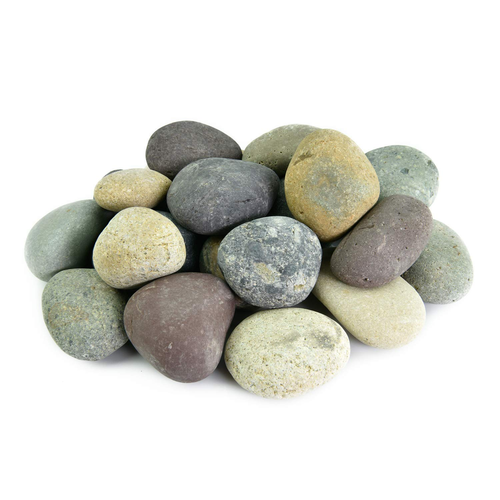50 Lb. Premium Large Mixed Mexican Stone Beach Pebbles 3-5 inches for Garden - Picture 9 of 11