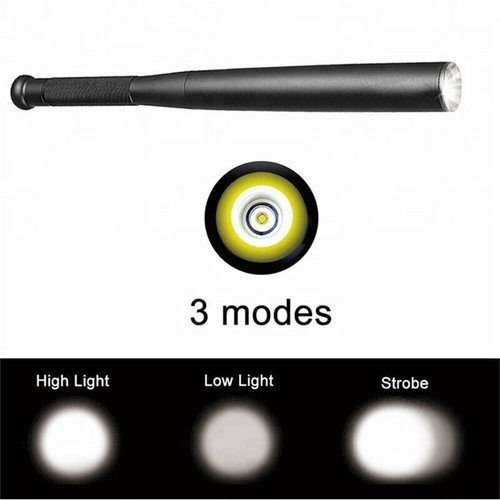 49CM Baseball LED Flashlight Security Waterproof Bright Baton Alloy Torch - Picture 10 of 12