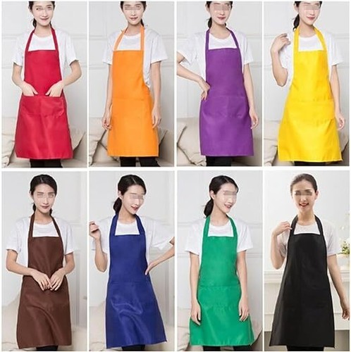 Schwarze Kochschürze Küchentasche Kochen Catering Metzger Unisex Kleider bunt - Bild 17 von 48