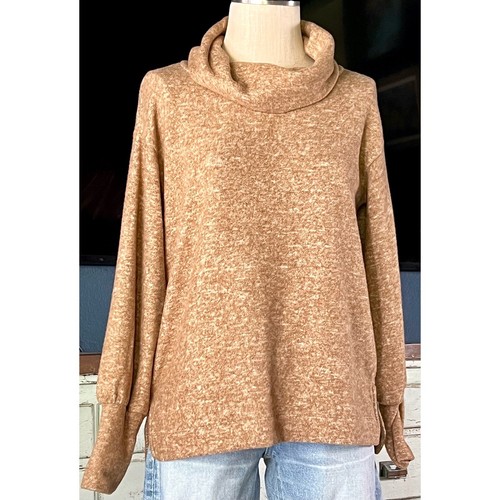 NWT New $88 Anthropologie Maeve Cowl Neck Pullover Sweater Top XS - Foto 1 di 11