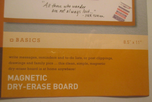 KITCHEN or OFFICE - GREEN MAGNETIC DRY ERASE BOARD 11X8.5 + 3 PENs + HAND ERASER - Picture 5 of 15