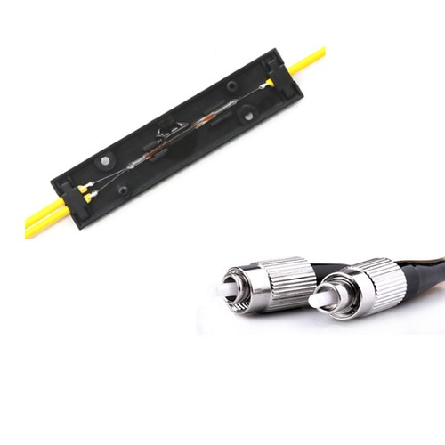 FC/UPC 1x2 Fiber Optic PLC Splitter, Singlemode Fiber pigtails FBT Splitter - 第 3/3 張圖片