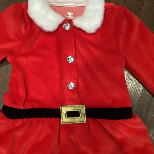 GIRLS SANTA CHRISTMAS OUTFIT SIZE4T - Picture 4 of 7