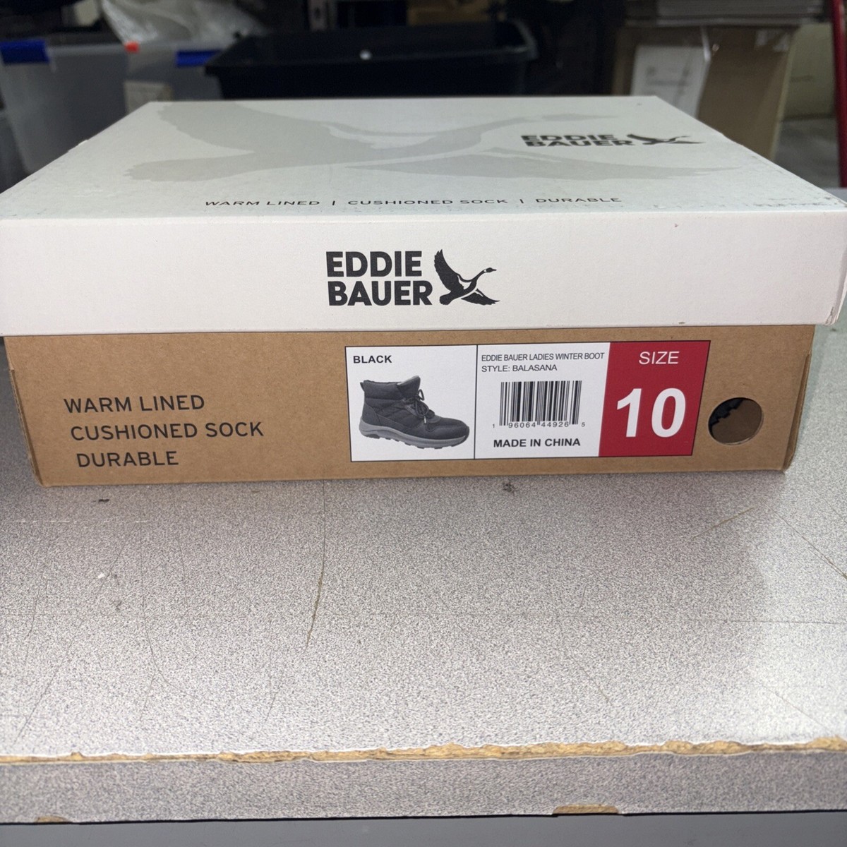 ★Eddie Bauer★Women's Balasana Winter Boot★Black Eddie Bauer Women's Balasana Quilted Upper Lightweight