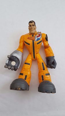 Klassische 5'' Hasbro Playskool 2002 Major Powers - Captain Jumpjet Flieger Figur