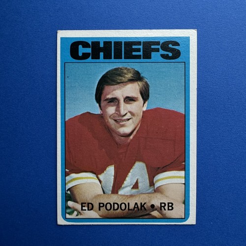 1972 Topps #10 Otis Taylor #35 Willie Lanier #82 Ed Podolak 3 x LOTE KC Chiefs - Imagen 11 de 14