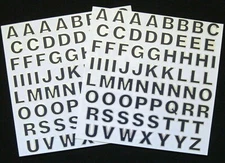 Mrs Grossman Two 6x6" Sheets 'Sapphire Alphabet' Over 130 Letters