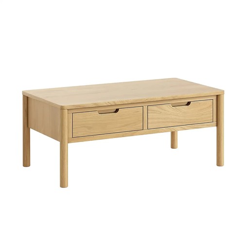 coffee table / coffee table with drawers / modern coffee table oak coffee table - Picture 24 of 24