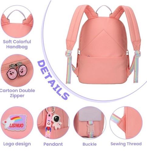 AUOBAG School Backpacks for Girls Cute & Sturdy Backpack Suitable Kids - Picture 3 of 6