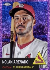 [DIGITAL] Topps Bunt - Nolan Arenado Chrome Platinum 23 S1 Purple Speckle Base