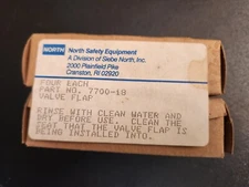 Exhalation Valve Flaps 7700-18, North Safety Equipment, NOS