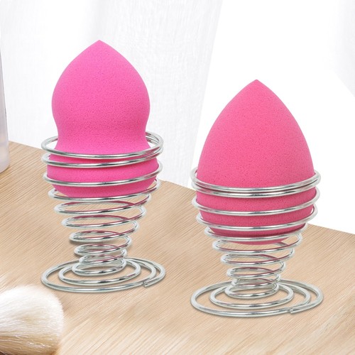 Egg Cups Brushed Steel Wire Spiral Spring x6 By Trixes - Picture 14 of 14