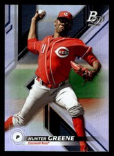 2019 Bowman Platinum #TOP-84 Hunter Greene Top Prospects Card Cincinnati Reds