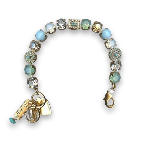 Bracelet by Mariana Beautiful Turquoise and Opal Swarovski Crystals - Picture 2 of 6