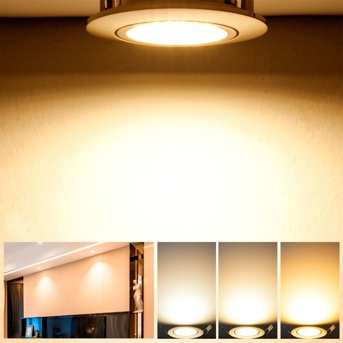 46Leds Einbaustrahler Einbauleuchten ultraflach Deckenstrahler Spot Lampen Licht - Bild 12 von 17