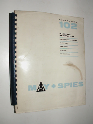 Vintage Mayspies Musterbuch 102 - Briefpapier/Briefcouvert (60er Jahre)
