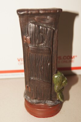 DHM 1993 Cowboy vs Indians Chess Outhouse Rook Painted Ceramic Piece Only VTG