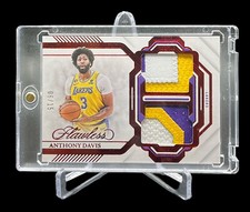 2022-23 Panini Flawless ANTHONY DAVIS Dual Patches Ruby /15 #DPH-ANT
