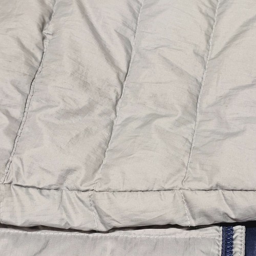 Patagonia Full Zip Puffer Jacket Men Size S Gray with blue inside and a flaw - Picture 20 of 21