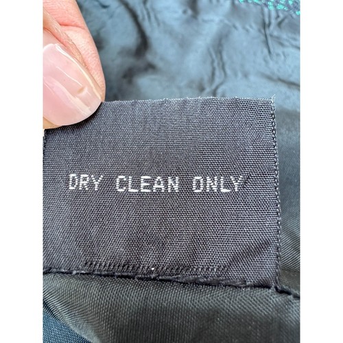 Vintage 80er grün Tweed kariert Blazer Damen 6/7 Wolle Karo maßgeschneidert Academia Grunge - Bild 9 von 12