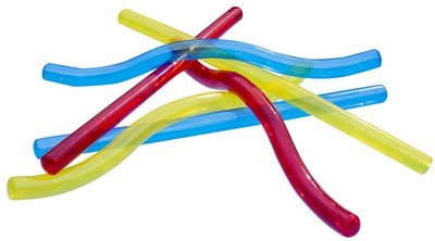 Sun Searcher Water Worms Inflatable Pool Noodles for 72-'', Yellow,blue,red