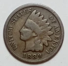 Indian Head Penny Lot of "1" VERY NICE 1889 GOOD OR BETTER°$ FREE SHIPPING $#340