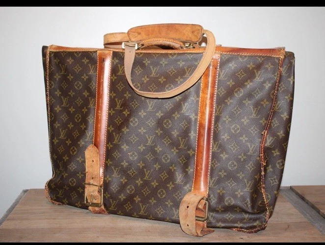 Bolso de ropa plegable con monograma Louis Vuitton vintage LV Foto 2 de 4