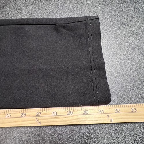 Betabrand Black Ponte Dress Pants Womens Medium Straight Leg Career Stretch - Picture 8 of 9